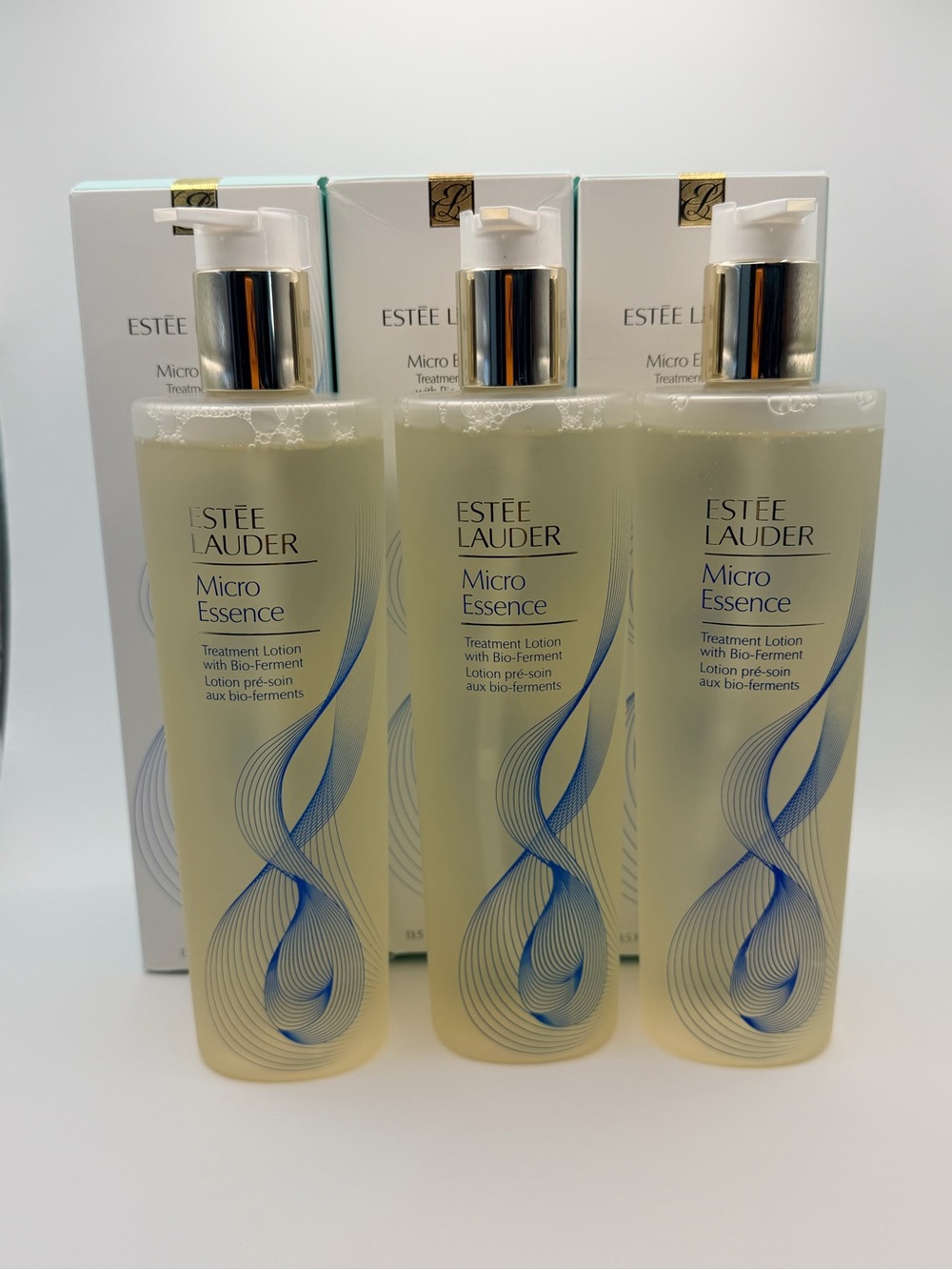 Estée Lauder Micro Essence Treatment Lotion NEW 13.5oz Lot of 3 - Picture 5 of 7